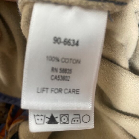 Cabelas Deerskin Soft Chamois Flannel Shirt Mens M Aztec Long Sleeves Southwest - Picture 9 of 12